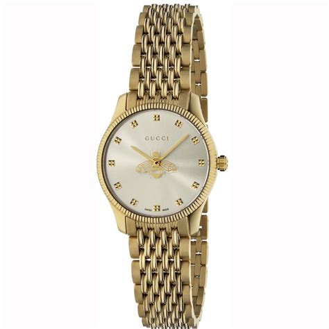 gucci small gold watch